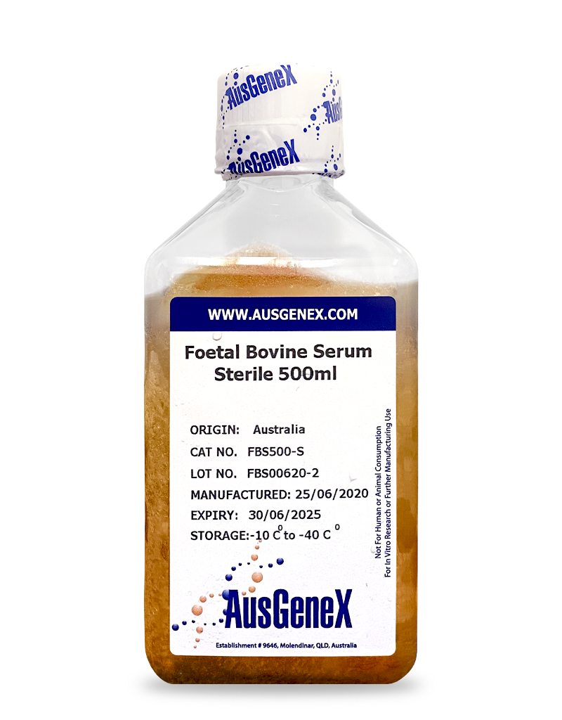 Foetal Bovine Serum - Sterile（オーストラリア）